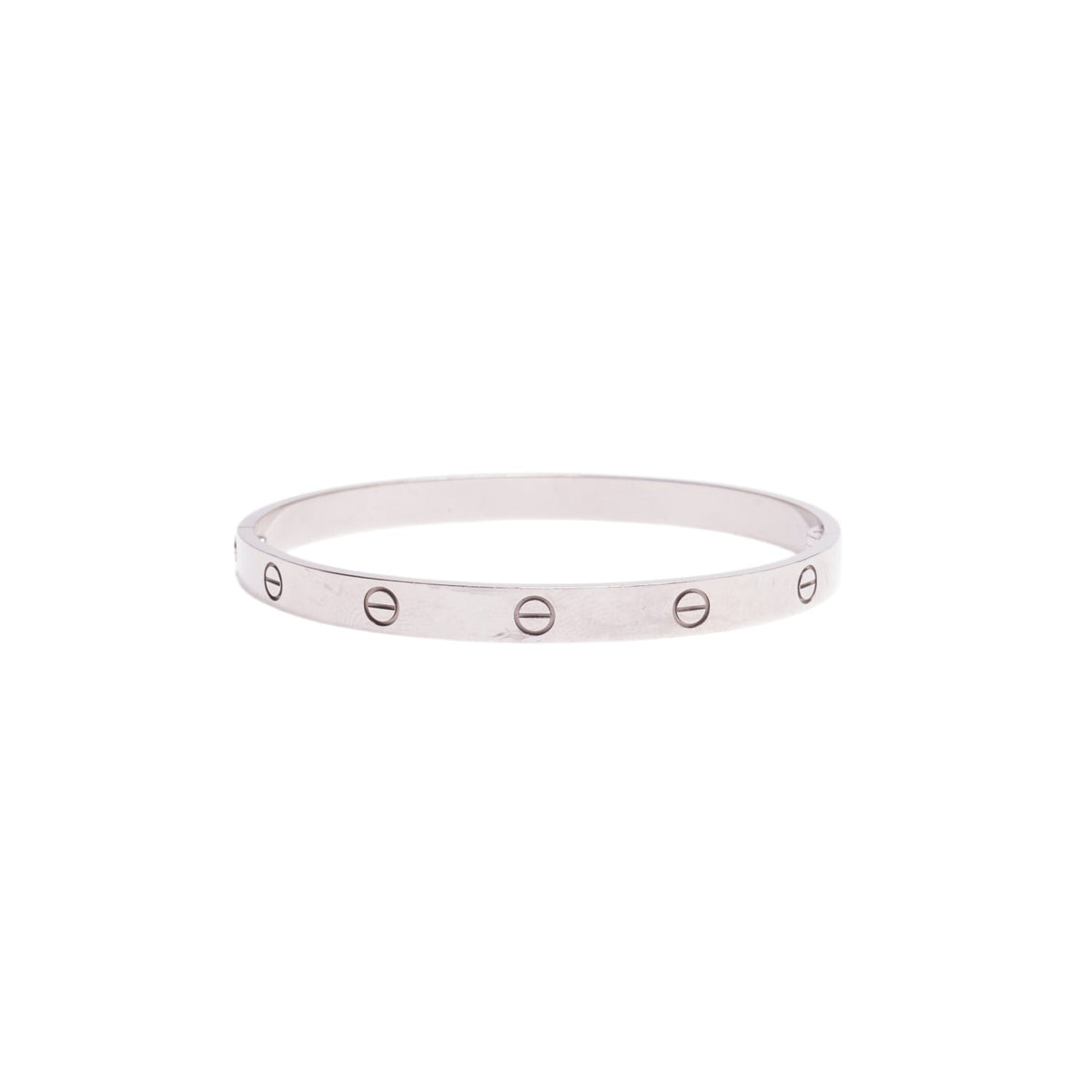 Cartier 'White Gold' 21cm Love Bracelet