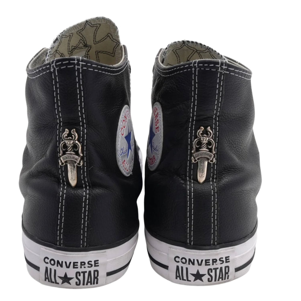 Chrome Hearts Converse Black Patch