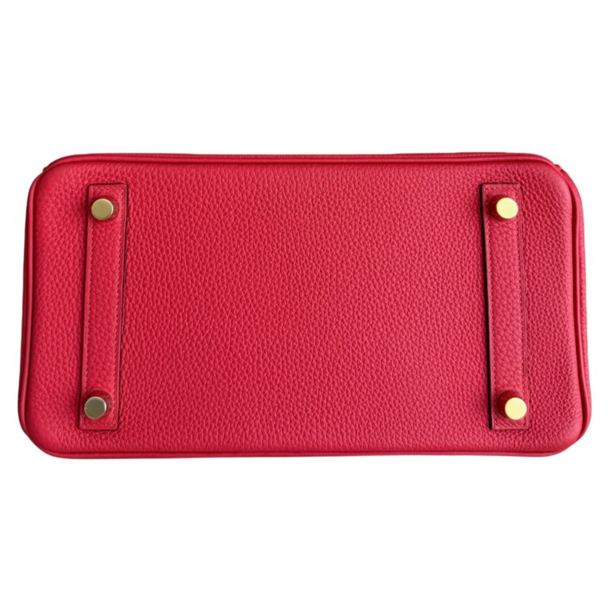 Hermes 'Rouge' Gold Hardware Togo Birkin 25