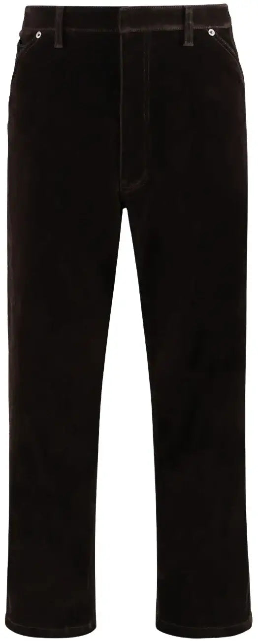 Prada 'Ebony' Cotton Velvet Blouson Pants