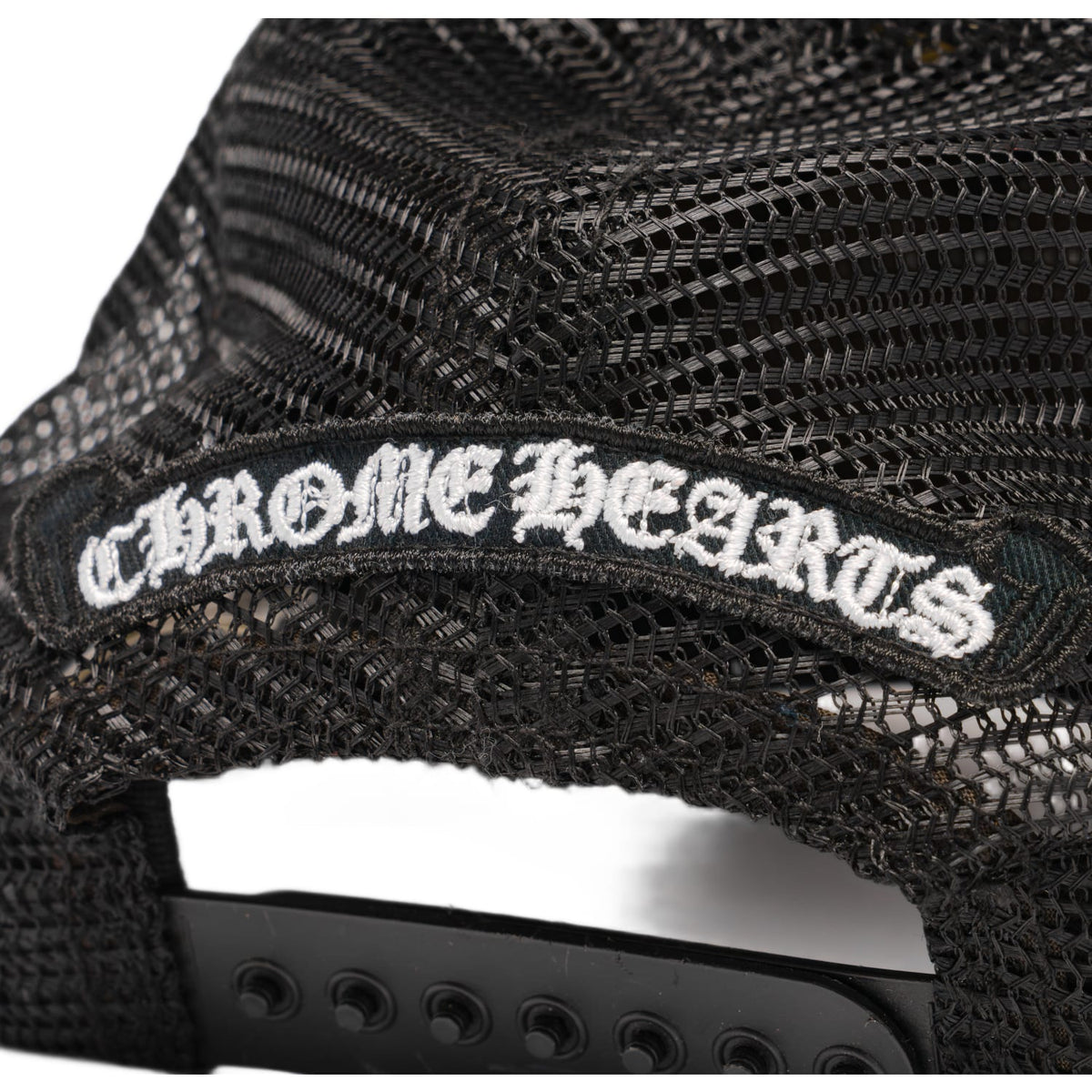 Chrome Hearts Matty Boy 'Blue Chomper' Leather Patch Hat