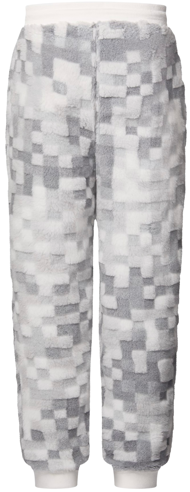 Louis Vuitton 'Damoflage Snow' Fleece Sweatpants