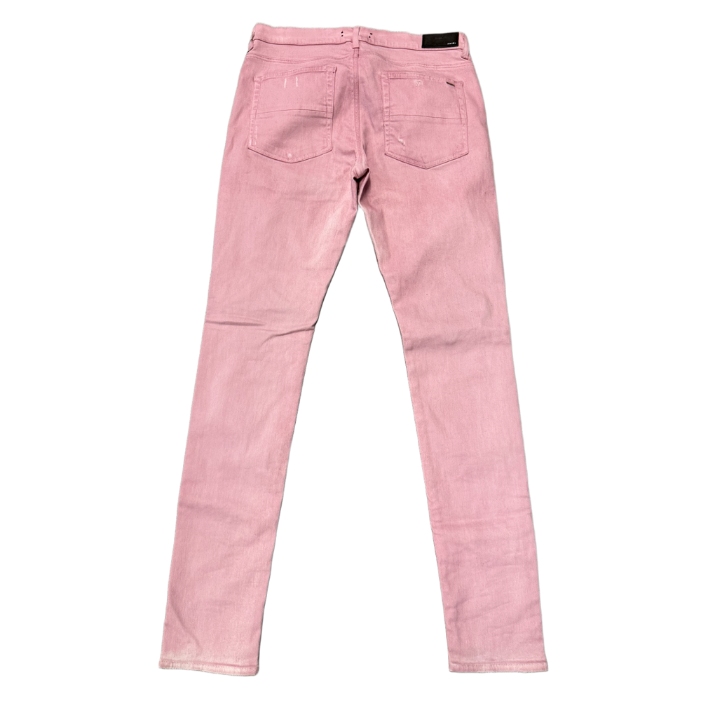 Amiri 'Pink' Sprayed MX1 Jeans