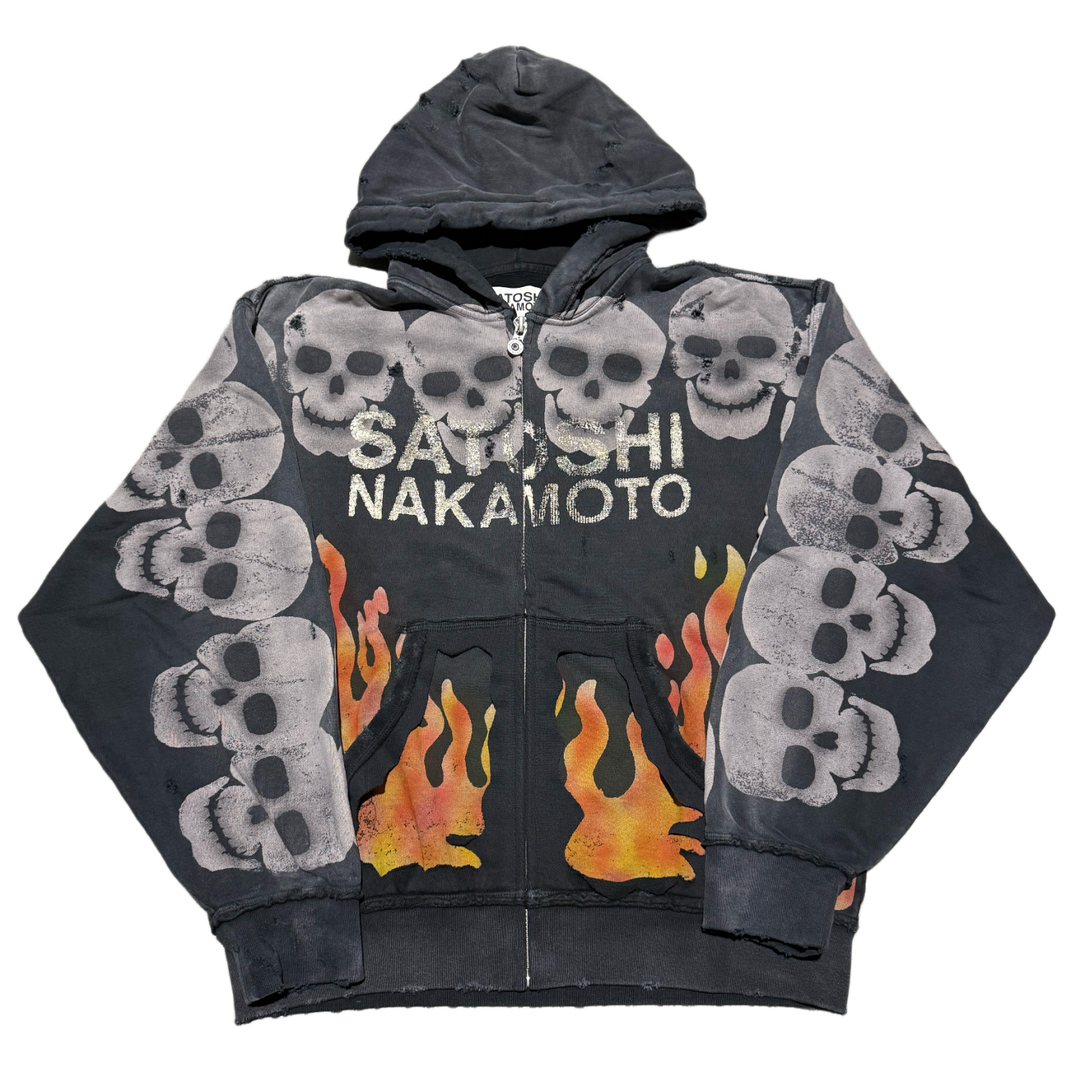 Satoshi Nakamoto 'Lost Boys' Zip Up Hoodie
