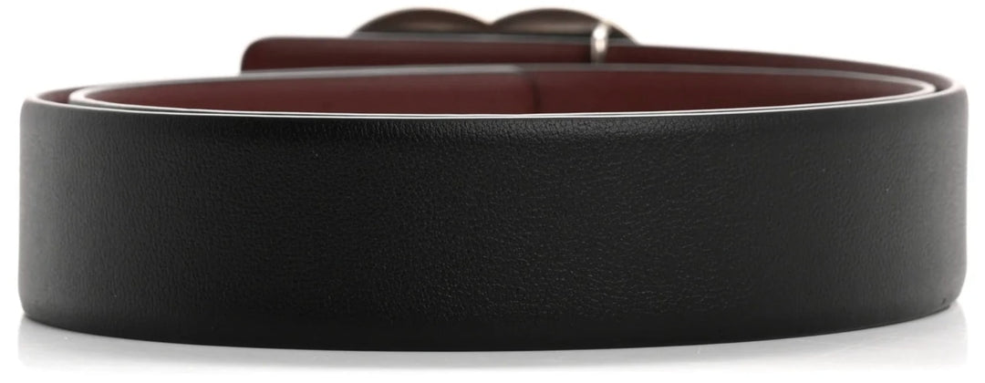 Chanel Reversible Interlocking CC Leather Belt