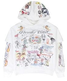 Greedy Unit 'All Over Print' Hoodie