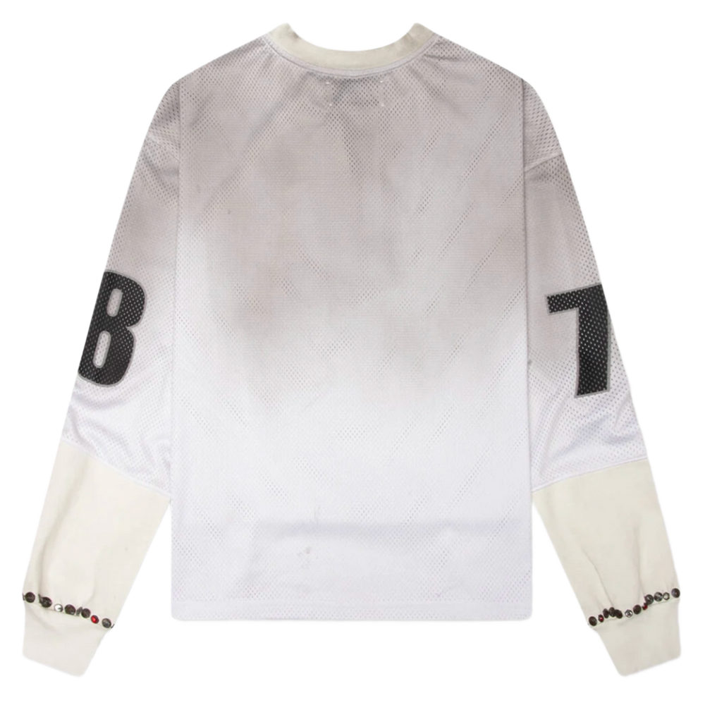 Satoshi Nakamoto 'White' Mesh Moto Jersey