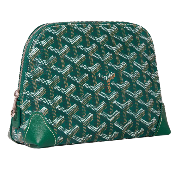 Goyard 'Green' Vendome Cosmetic Pouch