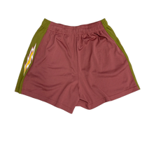 Eric Emanuel 'Mauve' Lightning Bolt Basic Mesh Shorts