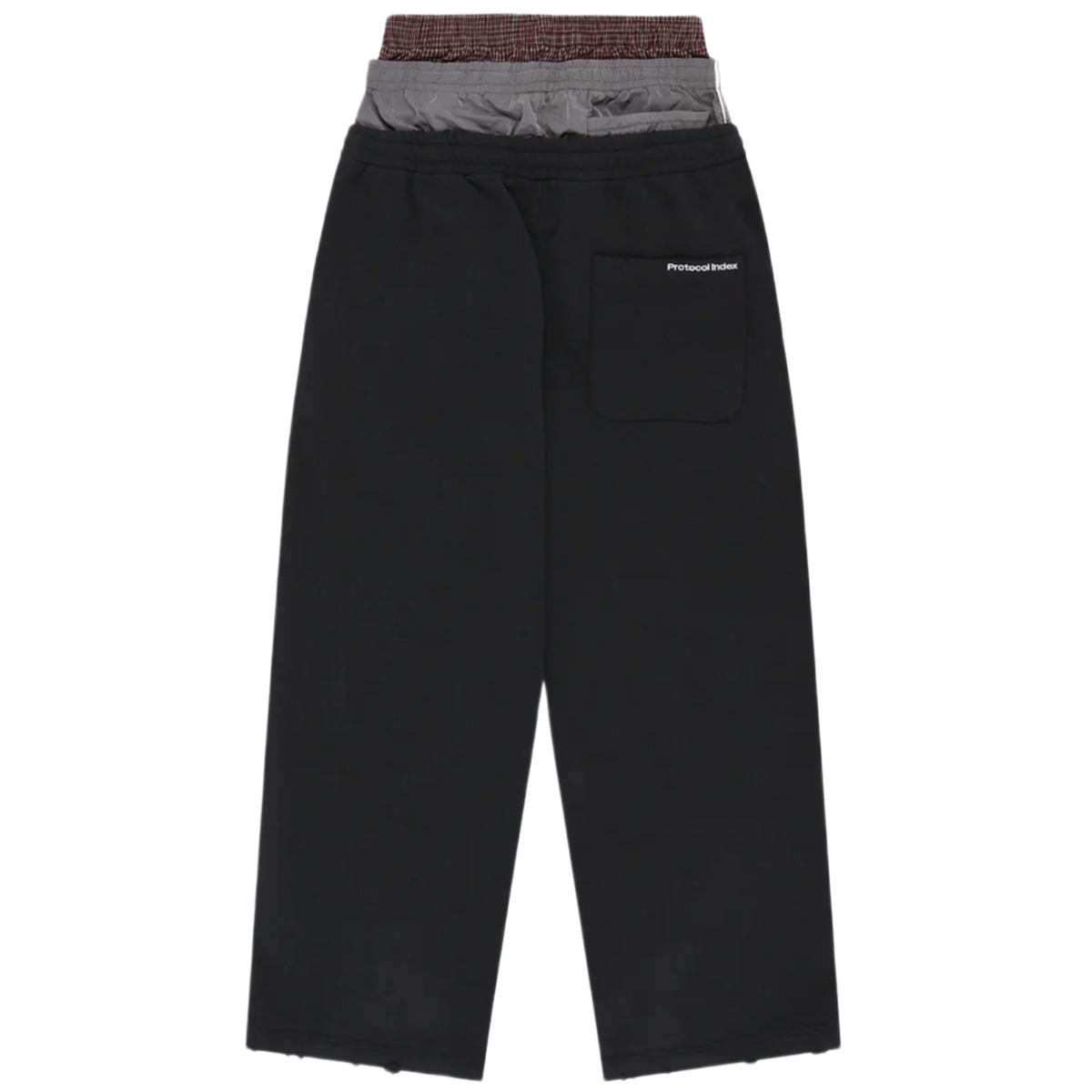 Protocol Index 'Black' Retro 3 Layered Sweatpants