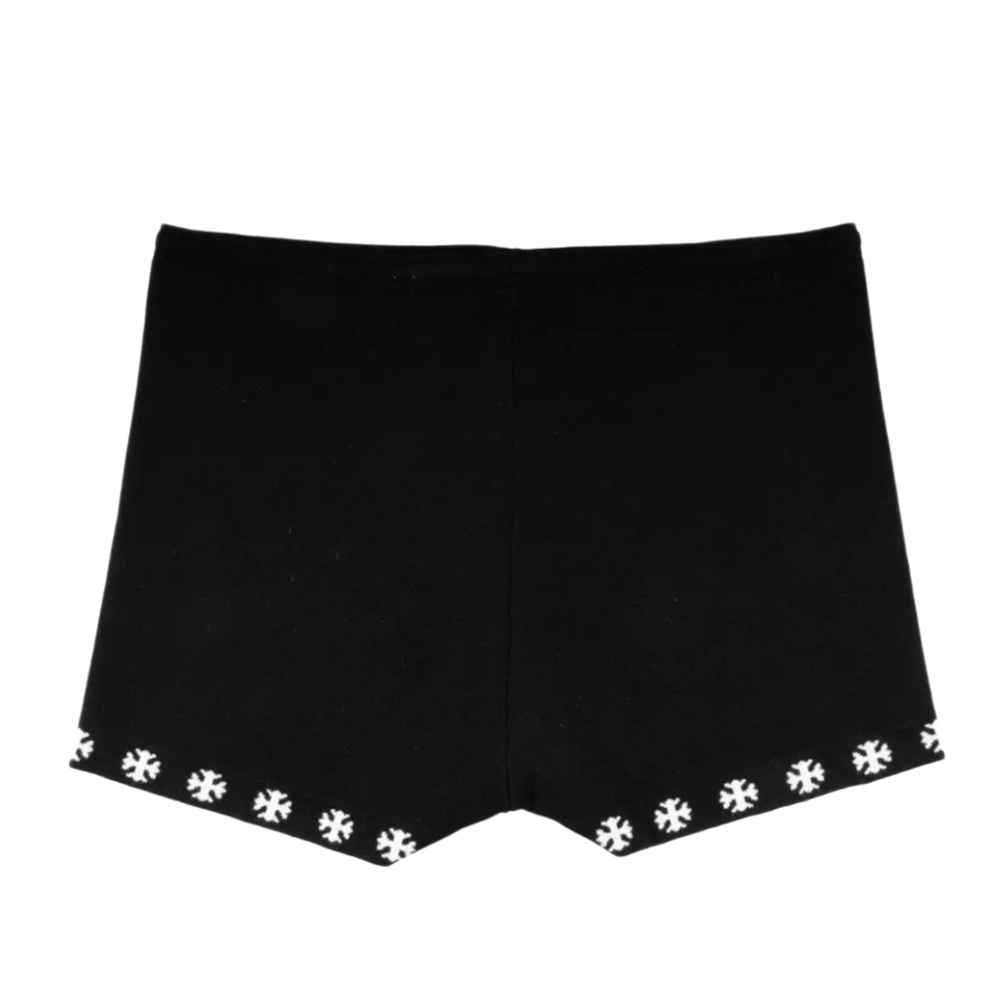 Chrome Hearts 'Black Plus Cross' Women's Knit Short Shorts