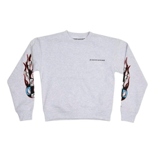 Chrome Hearts Matty Boy 'Brain' Grey Crewneck