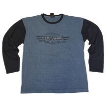 Harley Davidson 'Gerencers' Navy Longsleeve Vintage Baseball Tee