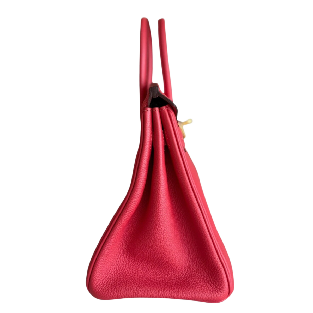 Hermes 'Rouge' Gold Hardware Togo Birkin 25