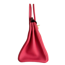 Hermes 'Rouge' Gold Hardware Togo Birkin 25