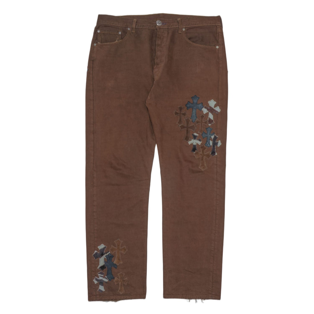 Chrome Hearts 'Brown Cow' Levi Patch Jeans