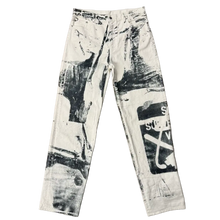 Off White 'Pablo Tomek' White Print Jeans