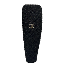 Chanel CC Metallic Tweed Embellished Headband 25K