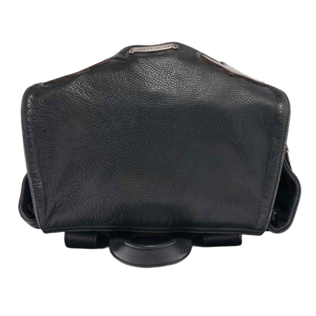 Chrome Hearts 'Black' Fleur Gunslinger Leather Backpack