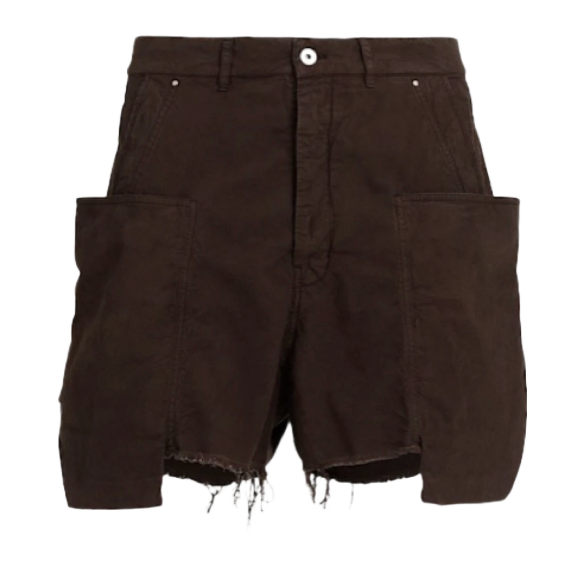 Rick Owens DRKSHDW 'Stefan' Brown Cargo Shorts