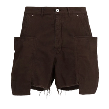 Rick Owens DRKSHDW 'Stefan' Brown Cargo Shorts