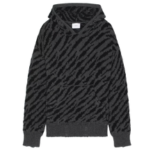 Rhude 'Black Knitted Zebra' Hoodie