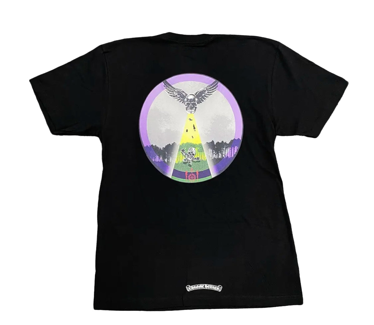 Chrome Hearts 'Alien Abduction' Foti Black Tee