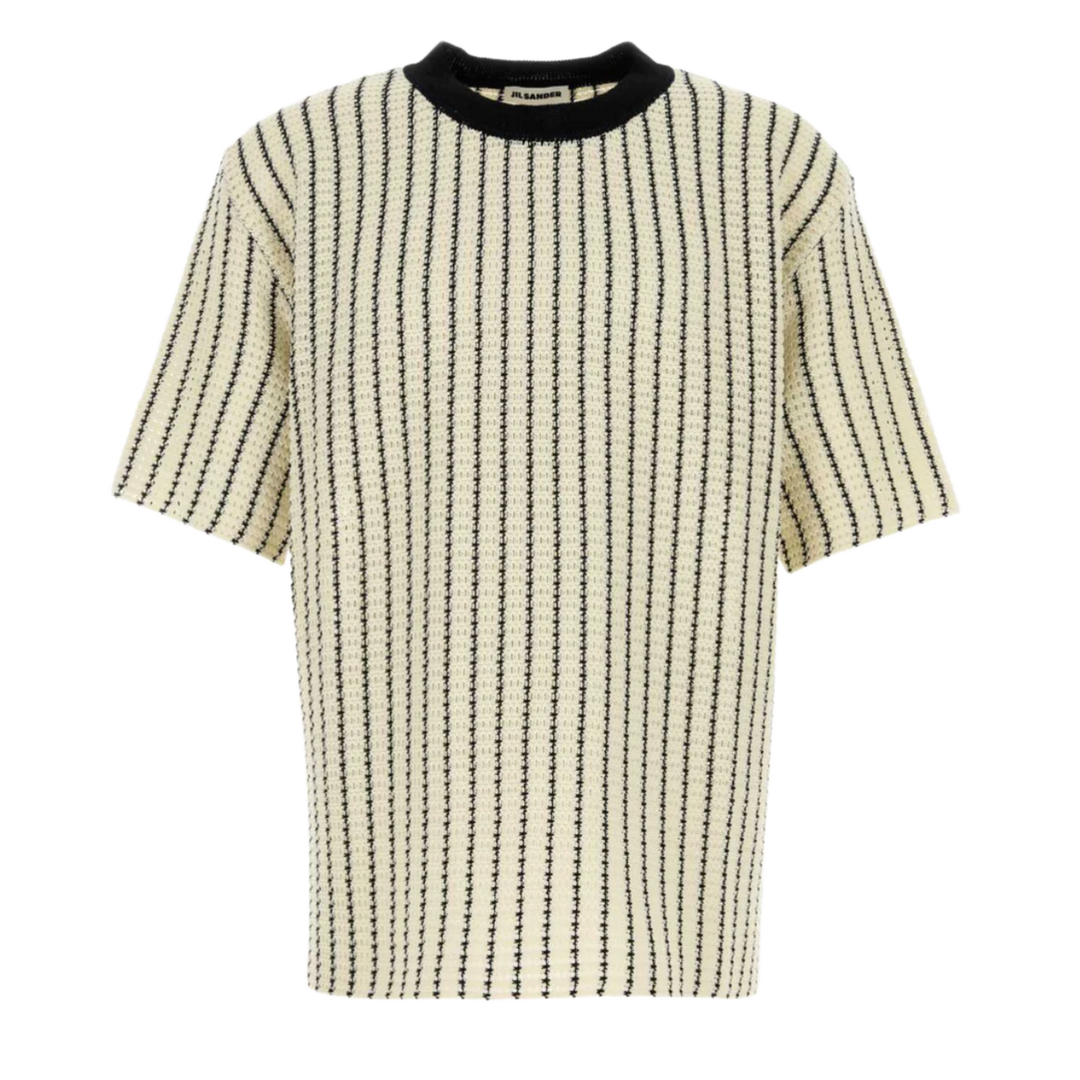Jil Sander 'White/Black' Knit Tee