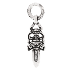 Chrome Hearts #5 Silver 'Dagger' Mini Charm Pendant