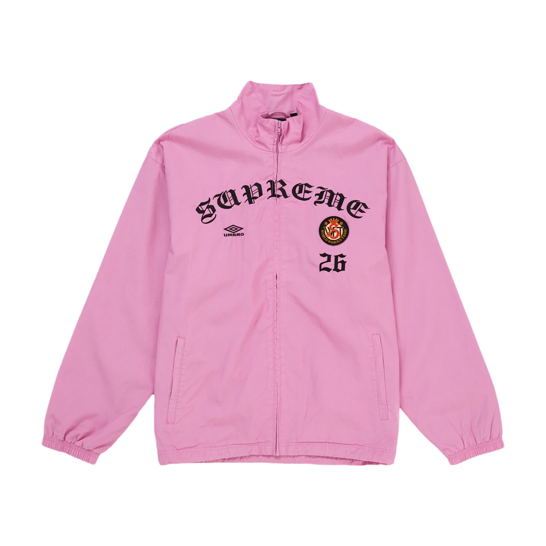 Supreme 'Pink' Umbro Cotton Ripstop Track Jacket
