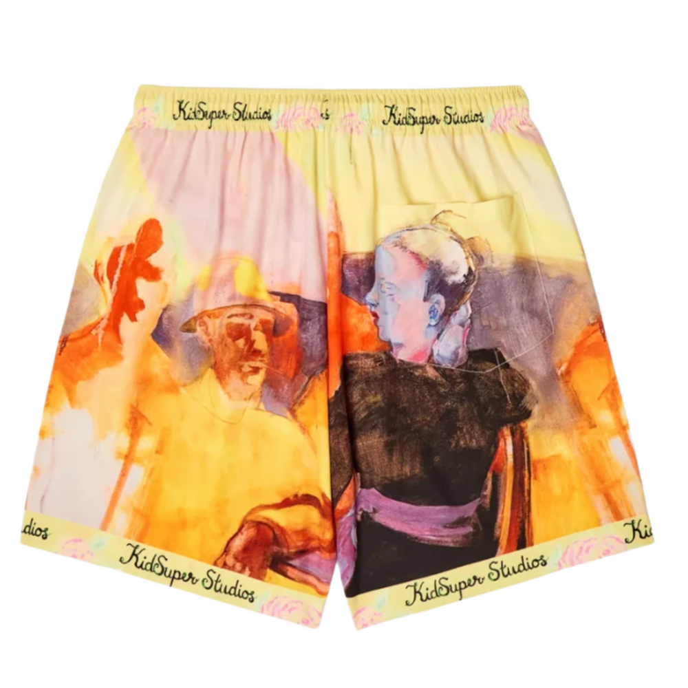 KidSuper Studios 'Yellow' Printed Shorts