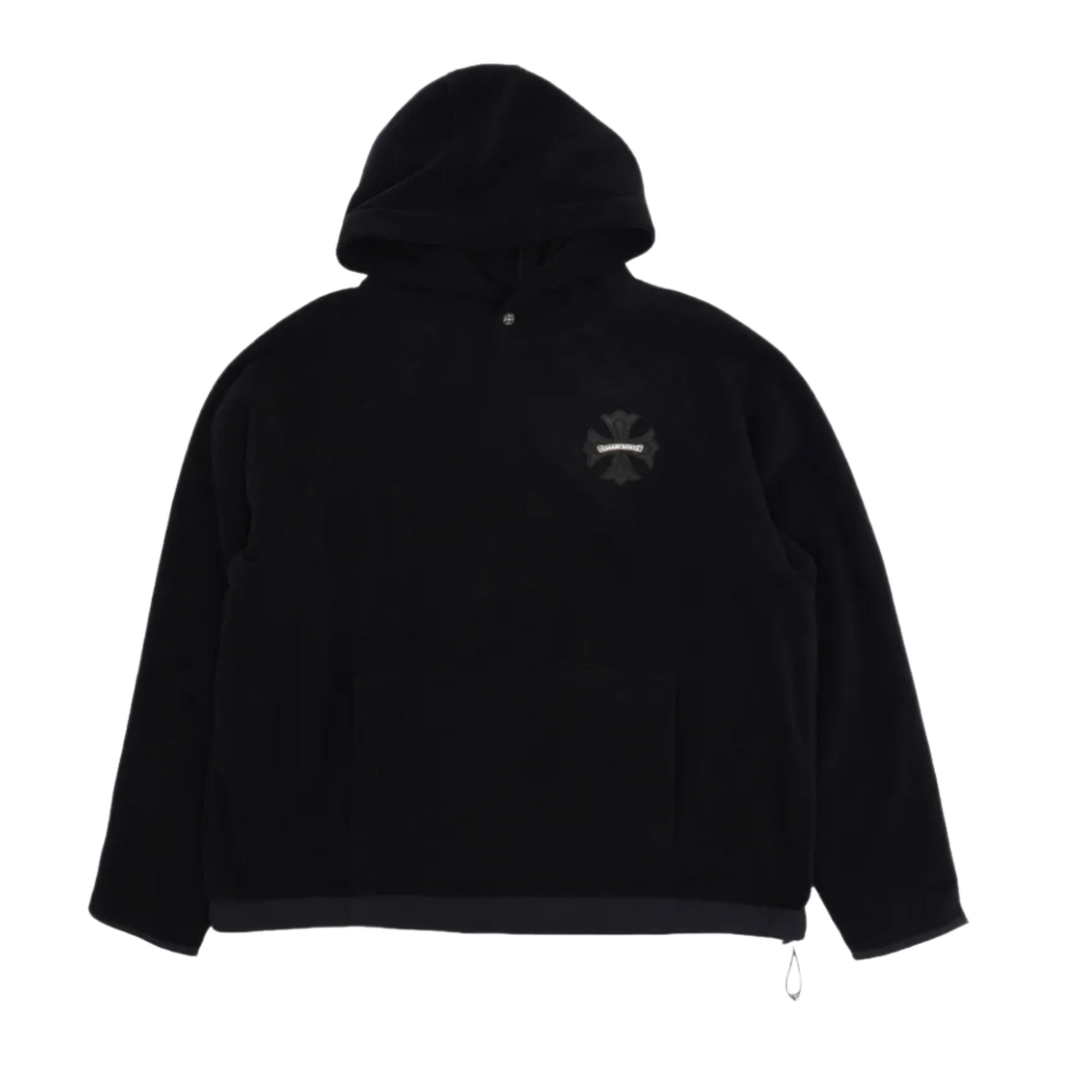 Chrome Hearts 'Black' Patch and Scroll Fleece Jacket