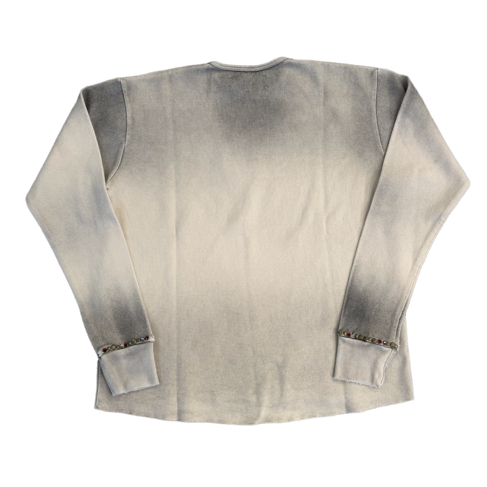 Satoshi Nakamoto 'Dirty White' Studded Thermal