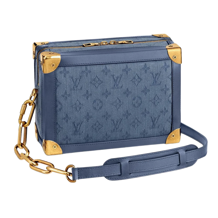 Louis Vuitton Soft Trunk Monogram Denim Blue