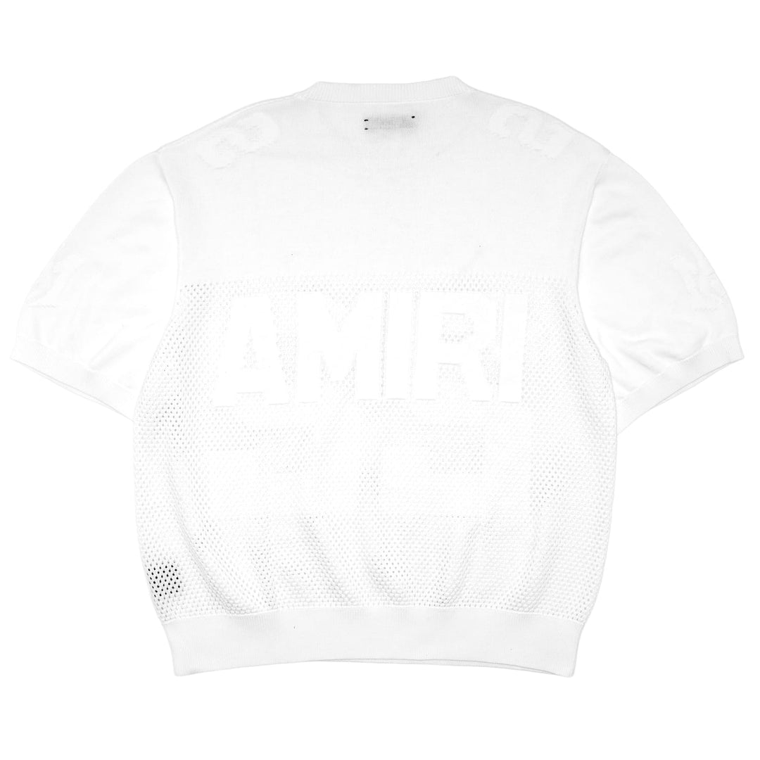 Amiri '22' White Knitted Jersey