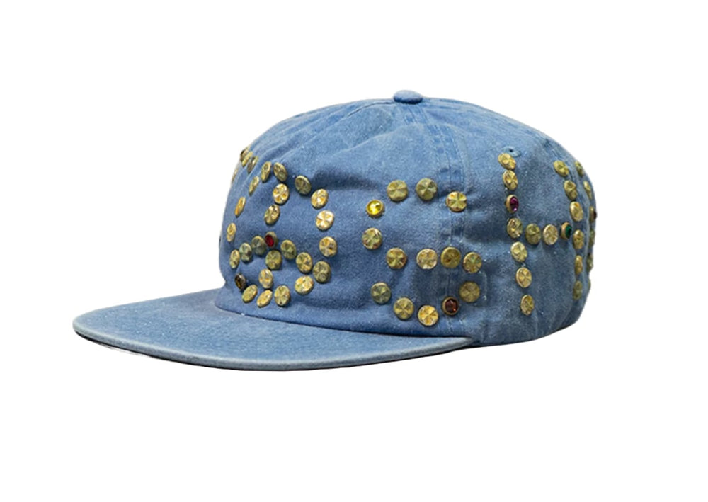Satoshi Nakamoto 'Blue' Studded Cap