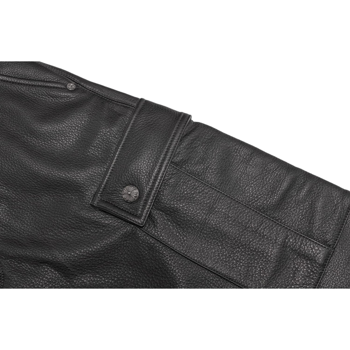 Chrome Hearts 'Devil Dog' Leather Cargo Pants