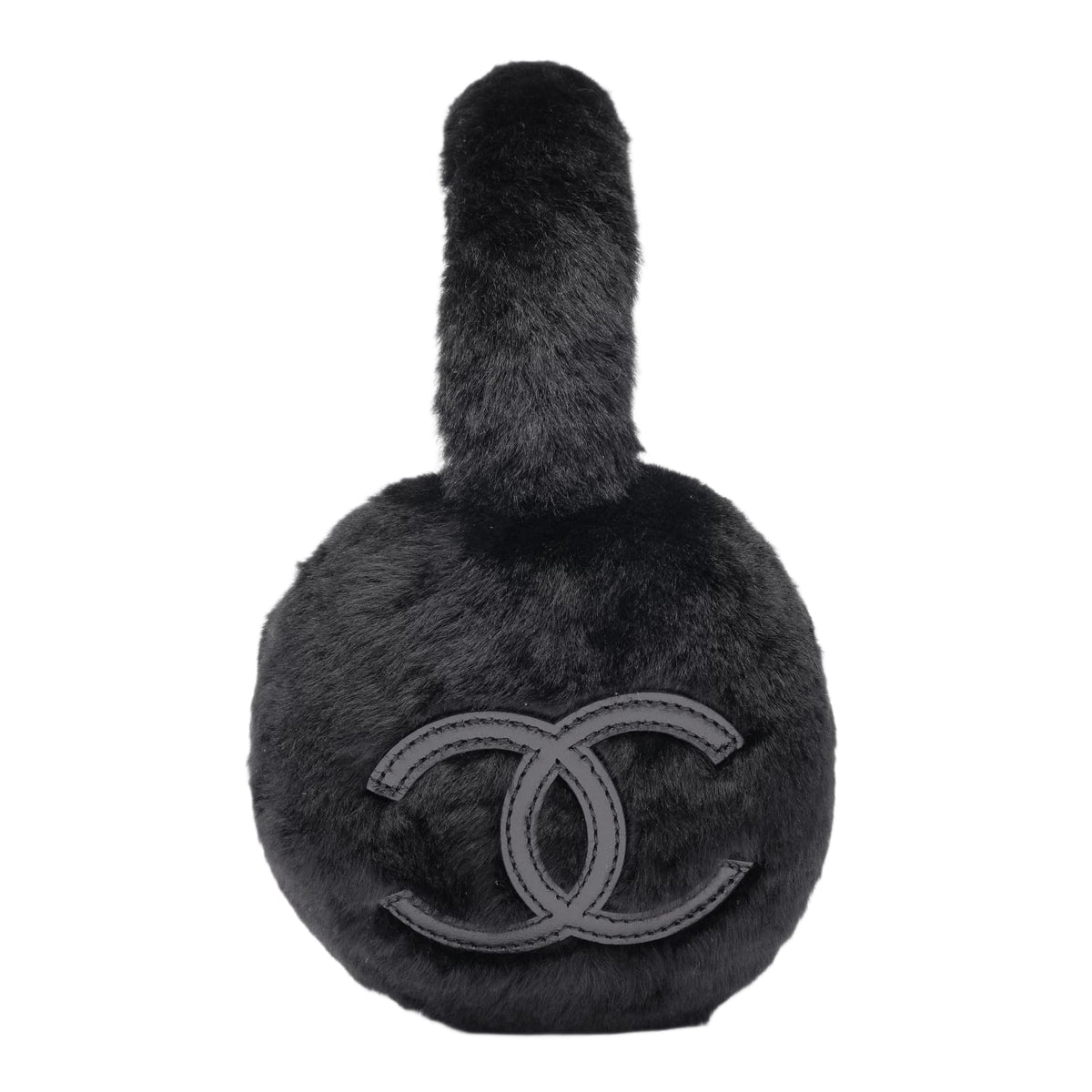 Chanel 'Black' 2026 Shearling CC Earmuffs