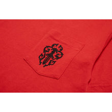 Chrome Hearts 'Vine Dagger' Red Vintage Pocket Tee