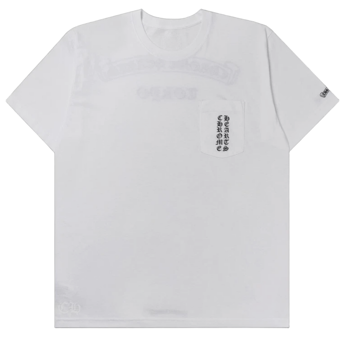 Chrome Hearts 'Vertical Logo Tokyo Scroll' White Tee
