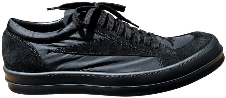 Rick Owens 'Triple Black Suede Nylon' Vintage Sneaks