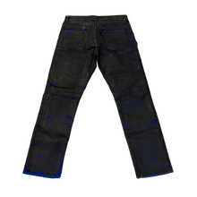 Givenchy 'Black Wax' Blue Destroyed Jeans