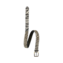 Bossi 'Gold on Zebra' Studded Belt
