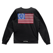 Chrome Hearts 'USA Flag Dagger' Black Longsleeve
