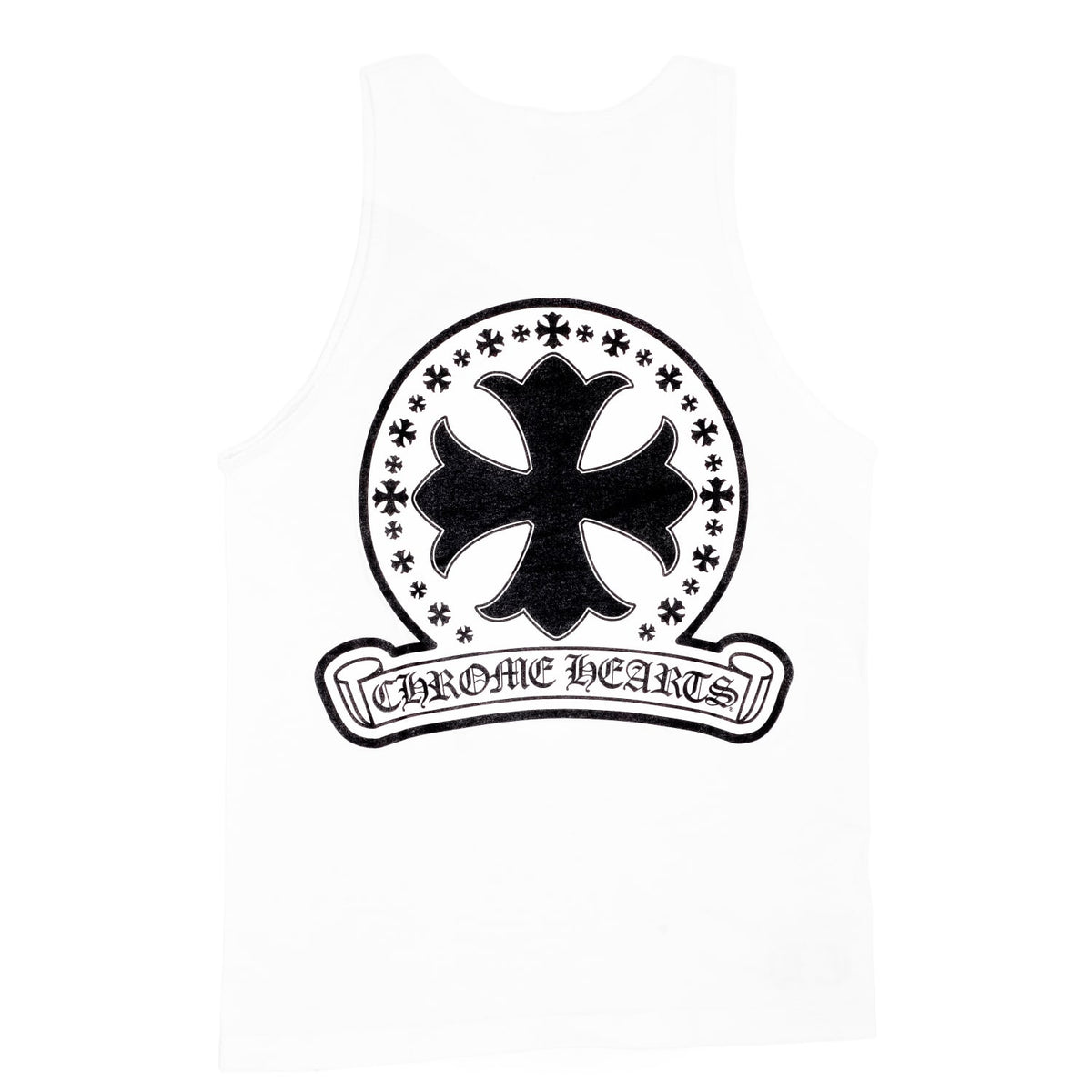 Chrome Hearts Vintage 'White' Plus Cross Tank Top