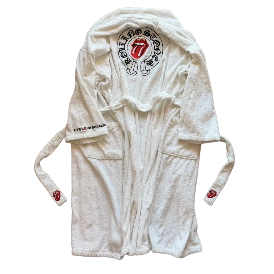 Chrome Hearts x Rolling Stones 'White' Bath Robe