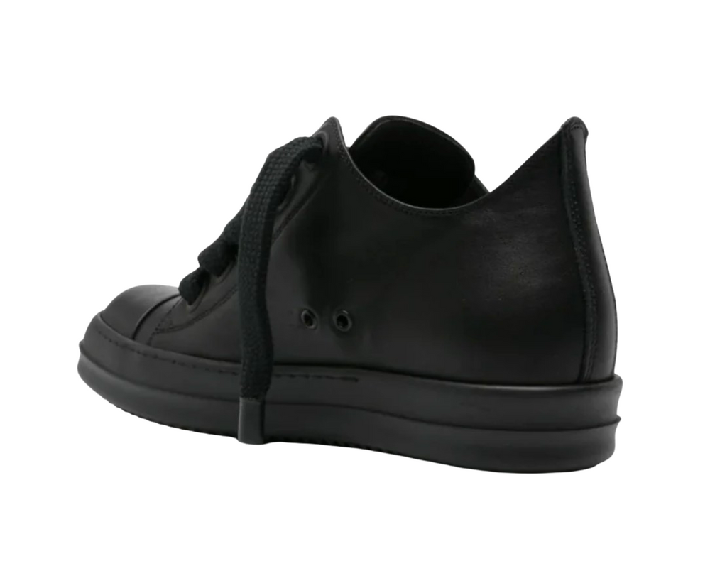 Rick Owens Lido Jumbo Lace Low Black/Black Sneaks