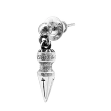 Chrome Hearts ''Silver Spike' Drop Earring