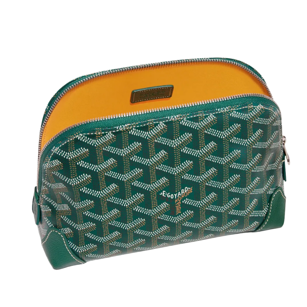 Goyard 'Green' Vendome Cosmetic Pouch