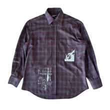 Enfants Riches Deprimes 'Burgundy'  Assemblage Patchwork Flannel